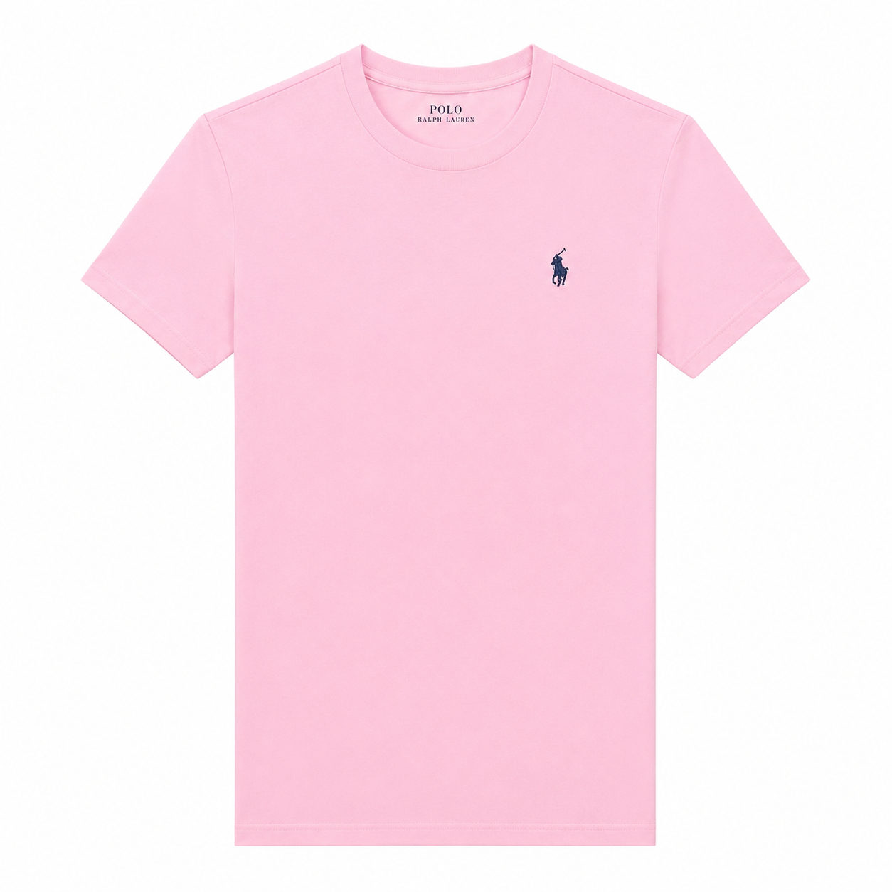 Polo Ralph Lauren Boys Classic Crew Neck T-Shirt Light Pink Cotton Short Sleeve Tee