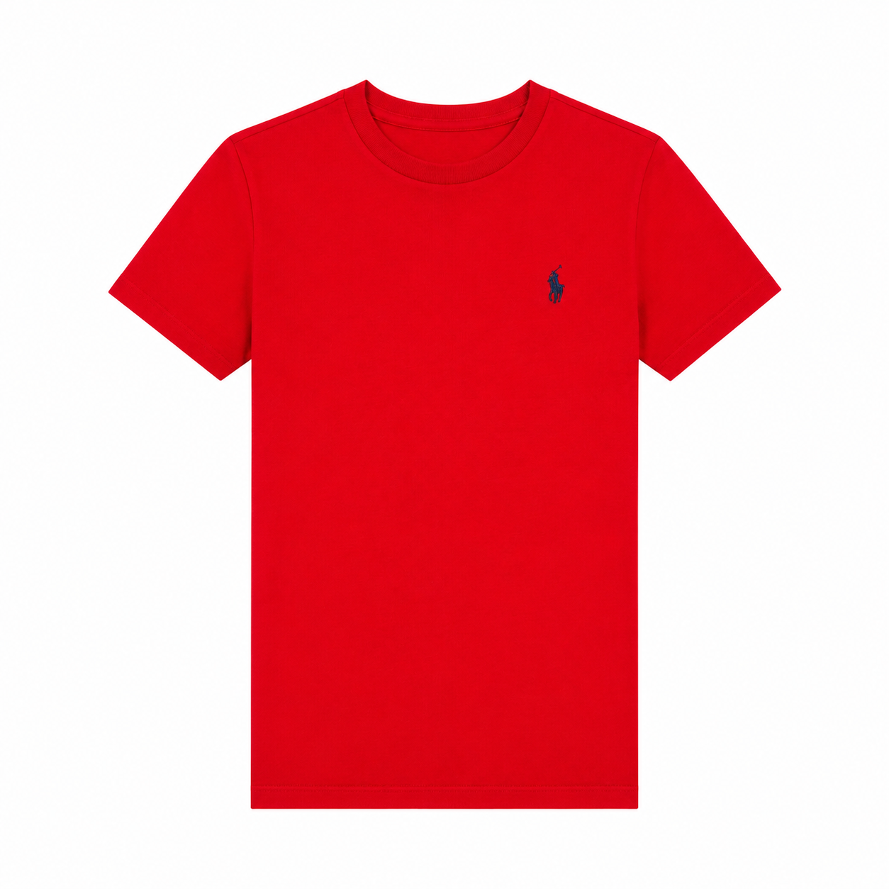 Polo Ralph Lauren Boys Classic Crew Neck T-Shirt Red Cotton Short Sleeve Tee