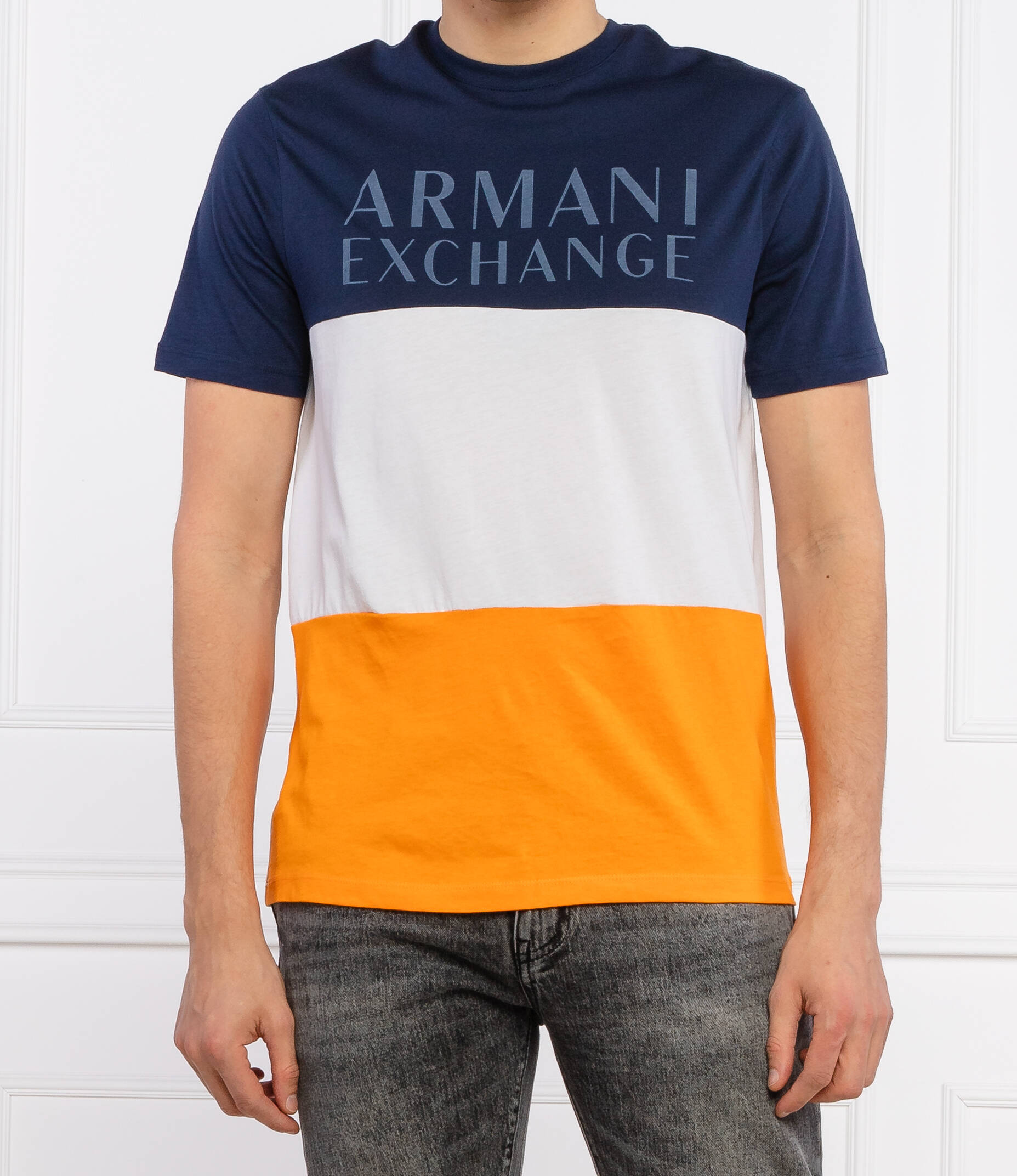 Armani Exchange Bright orange T-Shirts
