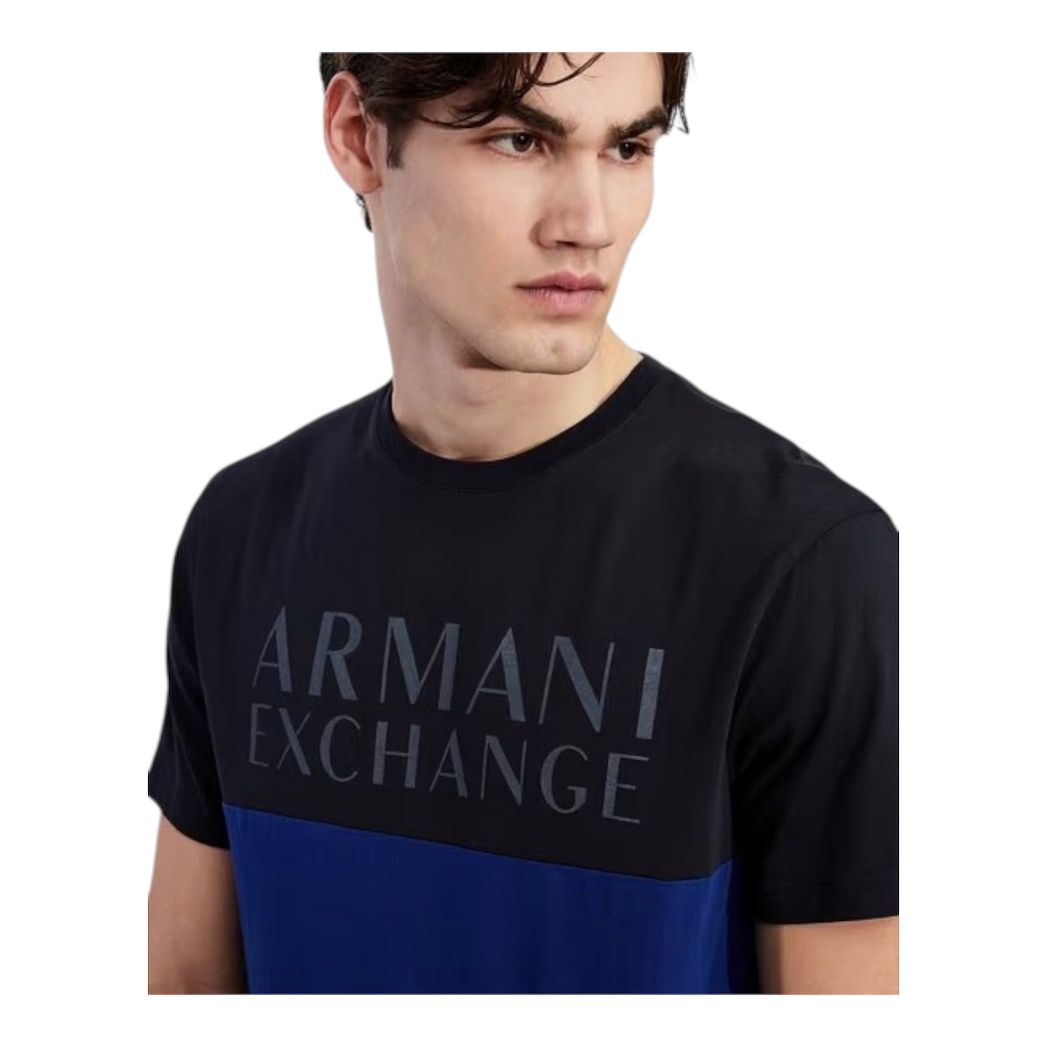 Armani Exchange Very dark navy T-Shirts