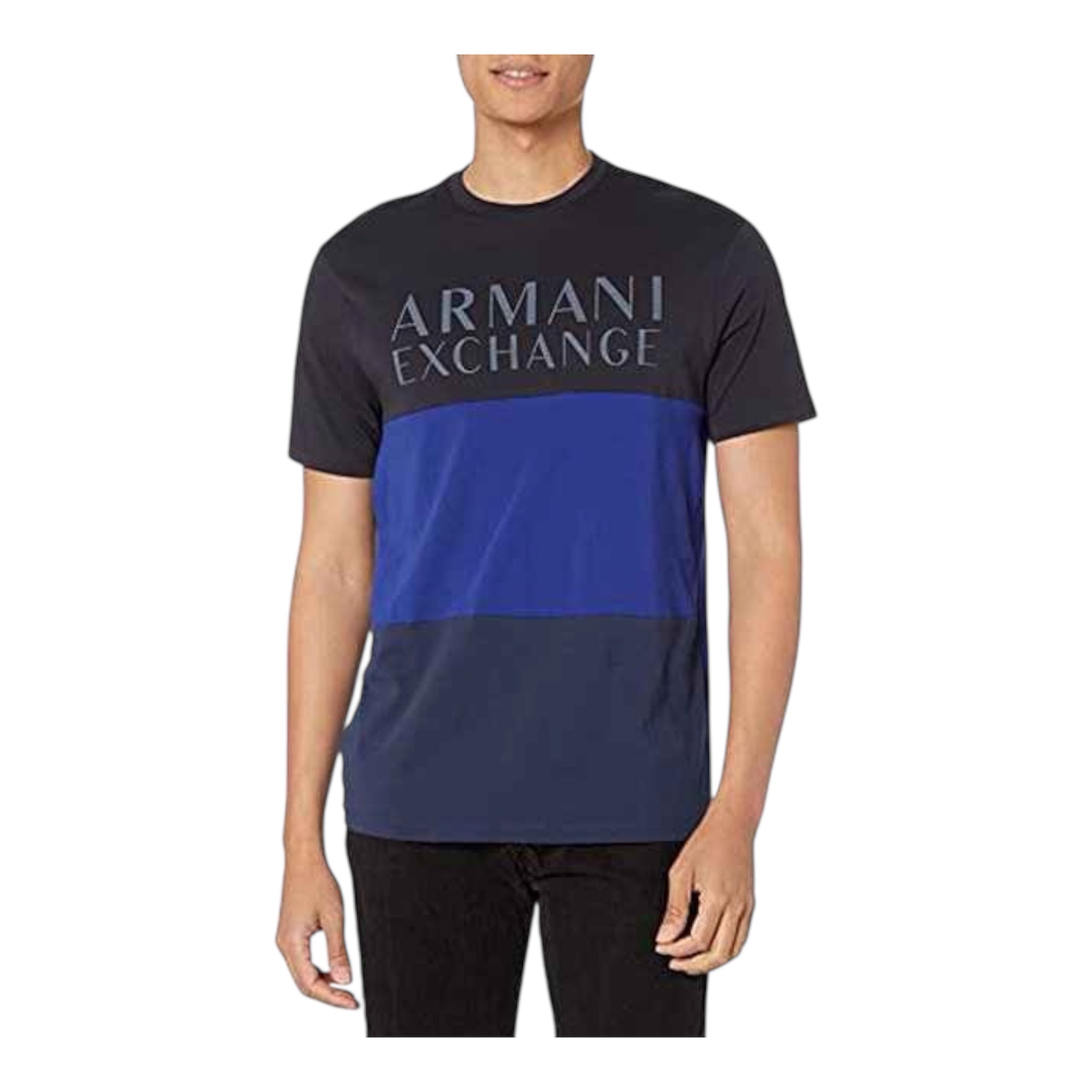 Armani Exchange Very dark navy T-Shirts