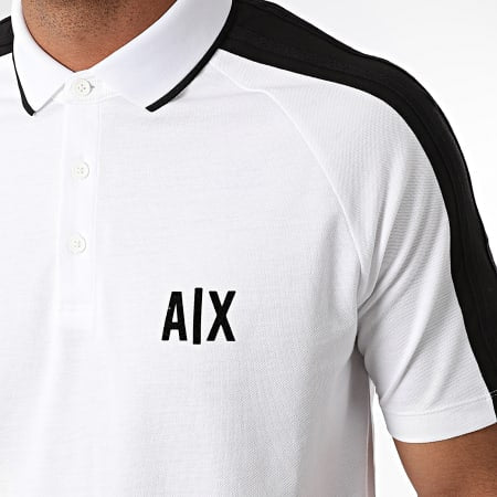Armani Exchange White Polo Shirt