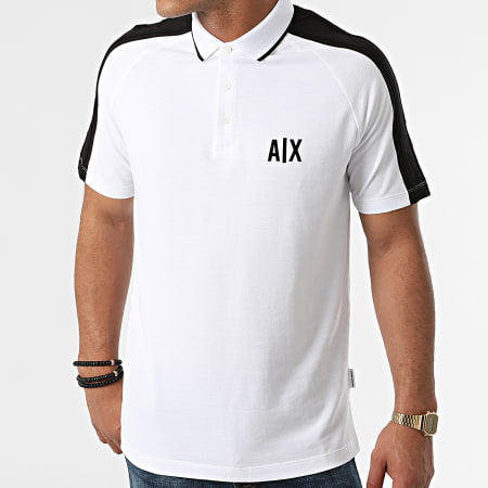 Armani Exchange White Polo Shirt