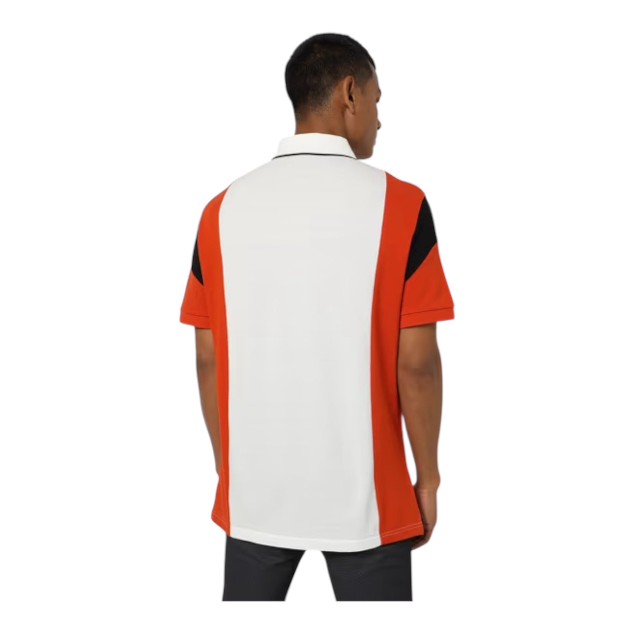 Armani Exchange vibrant red orange Polo Shirt