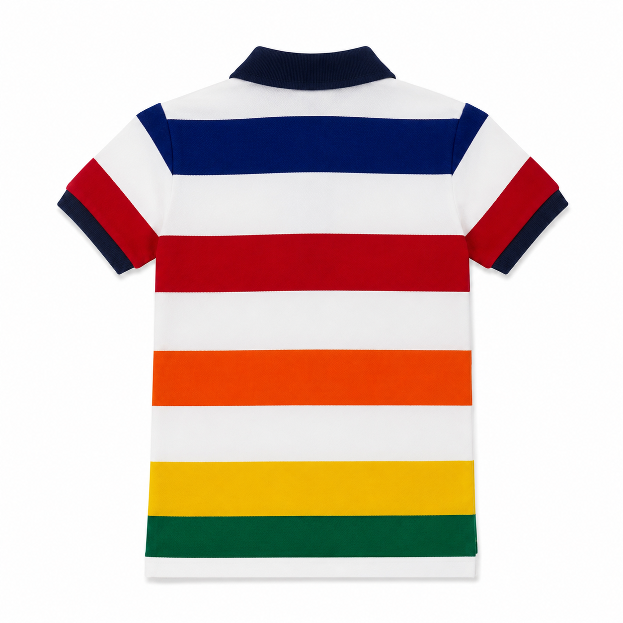 Polo Ralph Lauren Boys Rainbow Stripe Mesh Polo Shirt – Spectre Rainbow