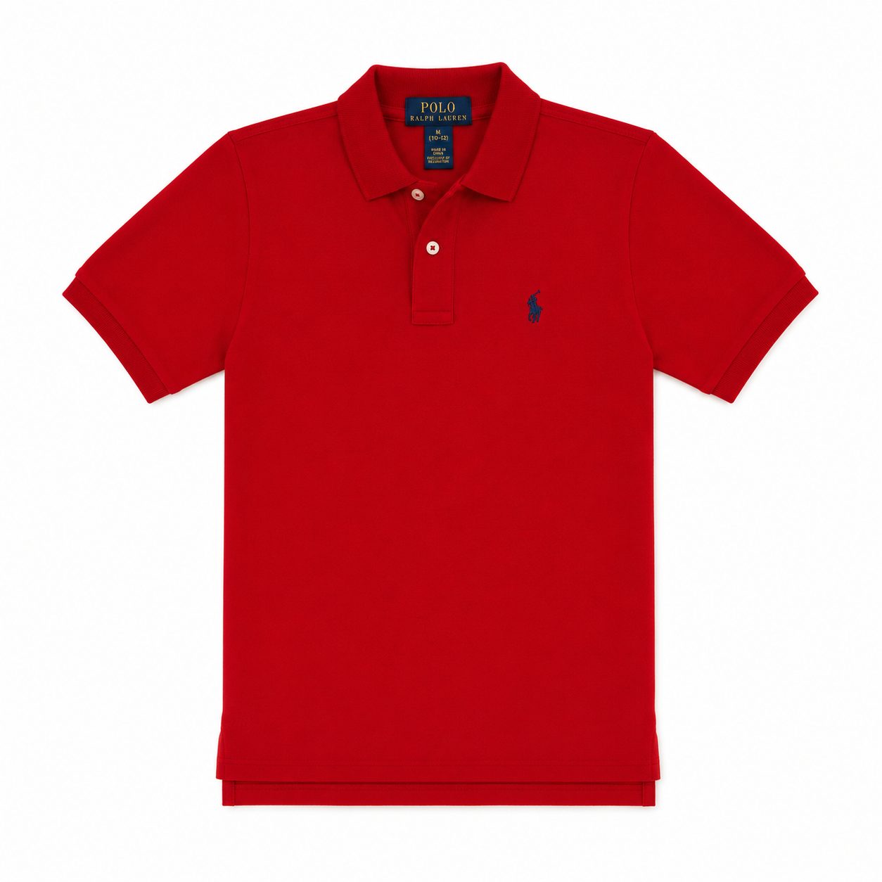 Polo Ralph Lauren Boys Red Classic Mesh Polo Shirt
