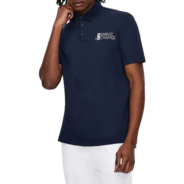 Armani Exchange Navy Polo Shirt