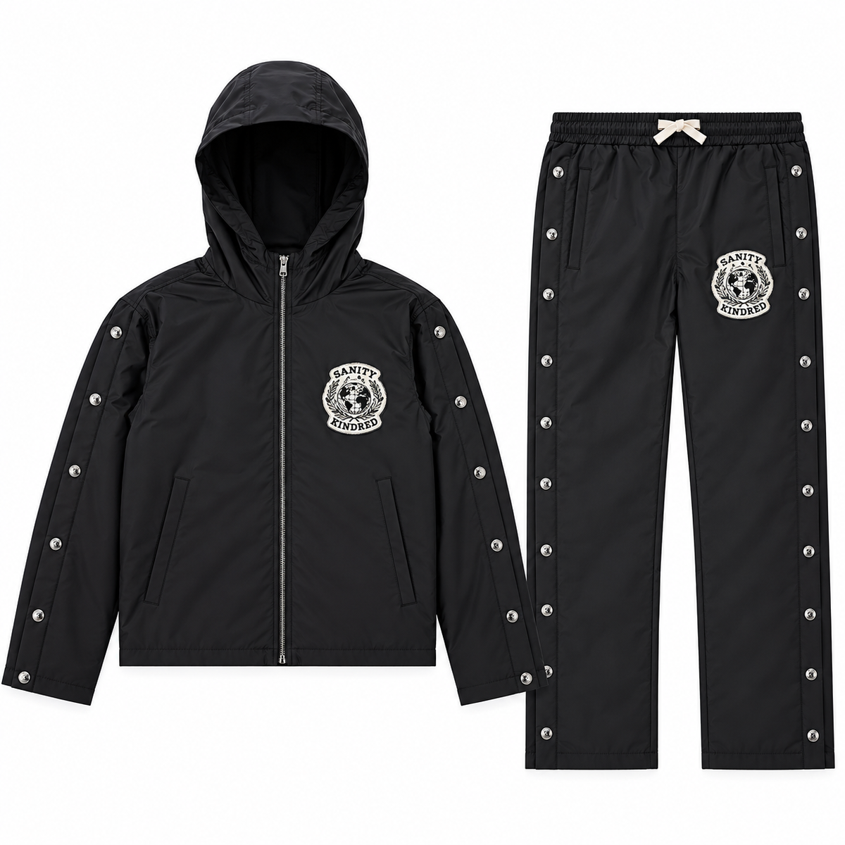 KINDRED NYLON CHENILLE LONG SLEEVE SET