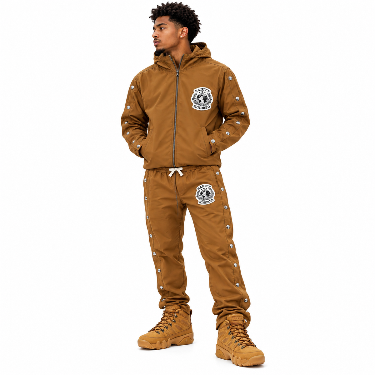 KINDRED NYLON CHENILLE LONG SLEEVE SET