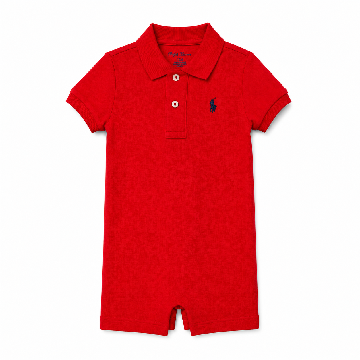 Polo Ralph Lauren Toddler Boys Red Polo Romper