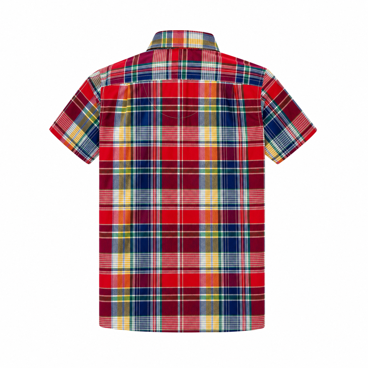 Polo Ralph Lauren Boys Spectre Multi Plaid Short Sleeve Button-Down Shirt