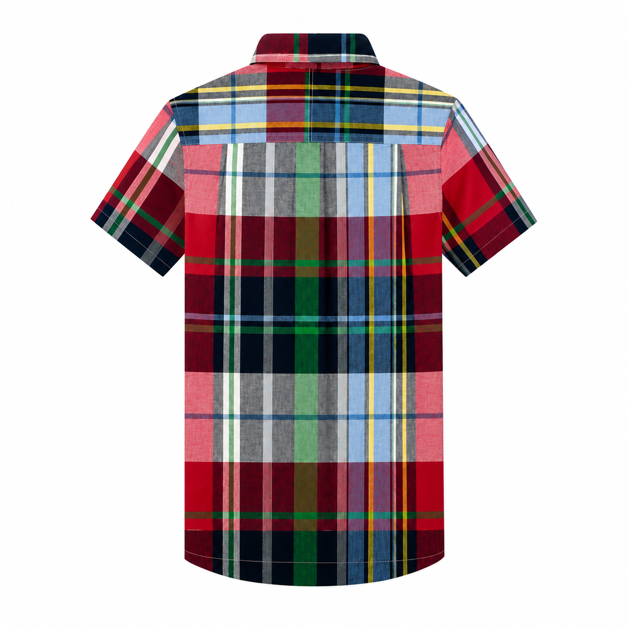 Polo Ralph Lauren Boys Spectre Multi Plaid Short Sleeve Button-Down