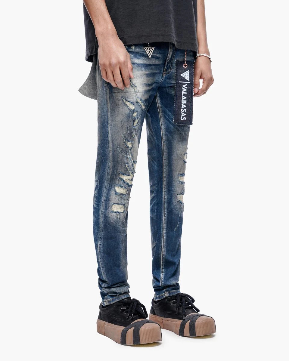 Valabasas LEADER DARK BLUE WASH SKINNY