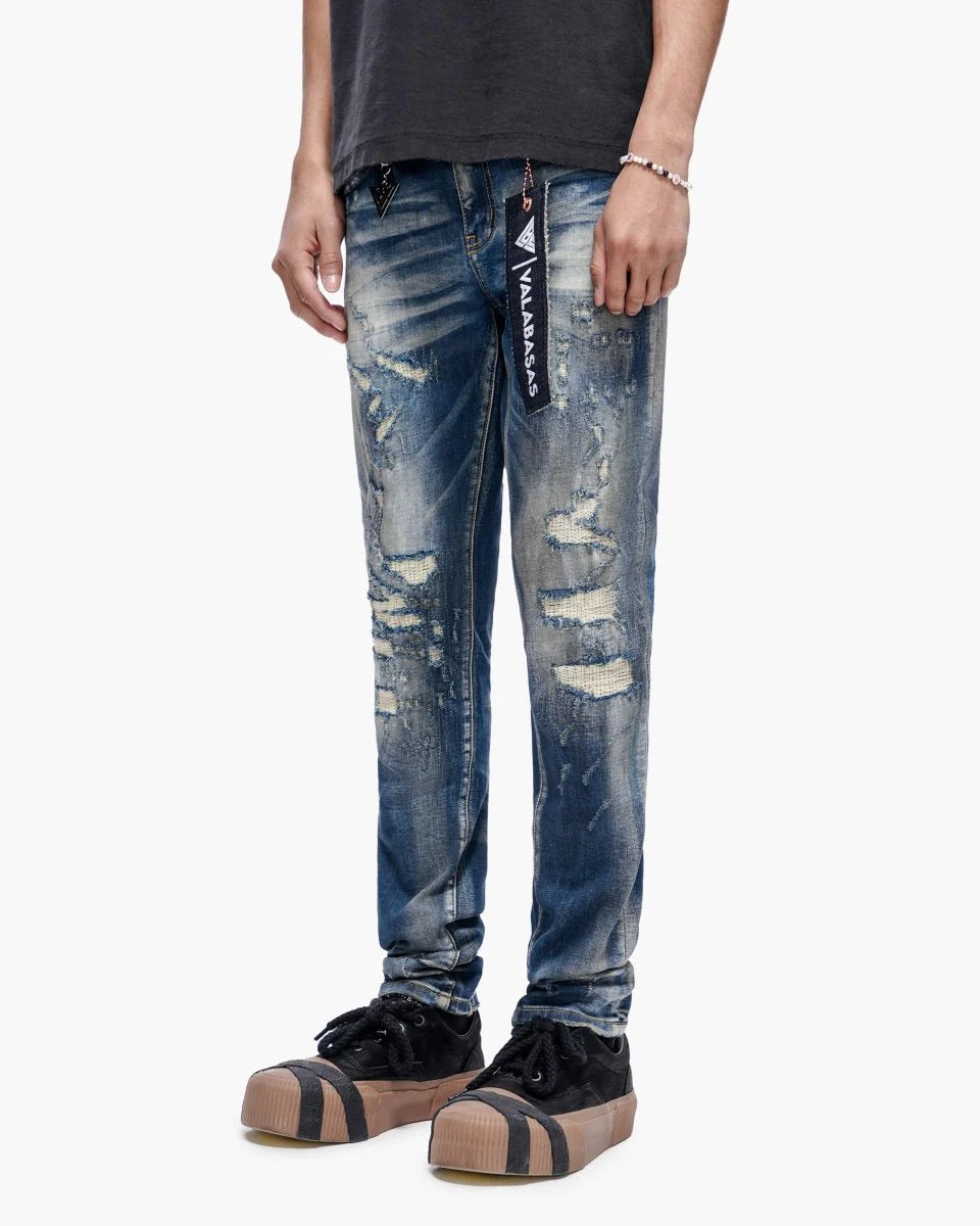 Valabasas LEADER DARK BLUE WASH SKINNY