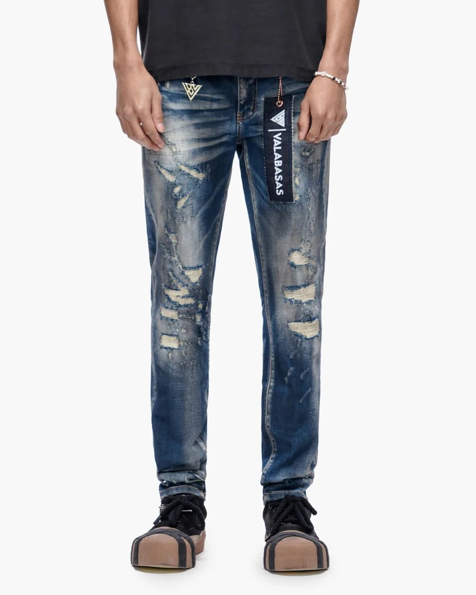Valabasas LEADER DARK BLUE WASH SKINNY