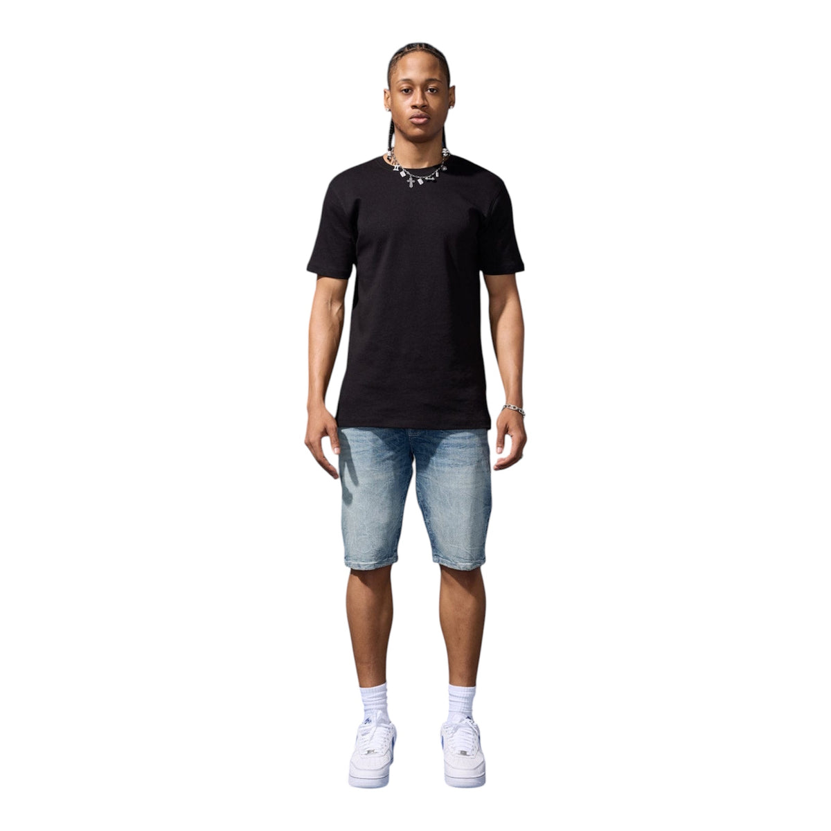 JORDAN CRAIG OG - CASCADE DENIM SHORTS- STUDIO BLUE
