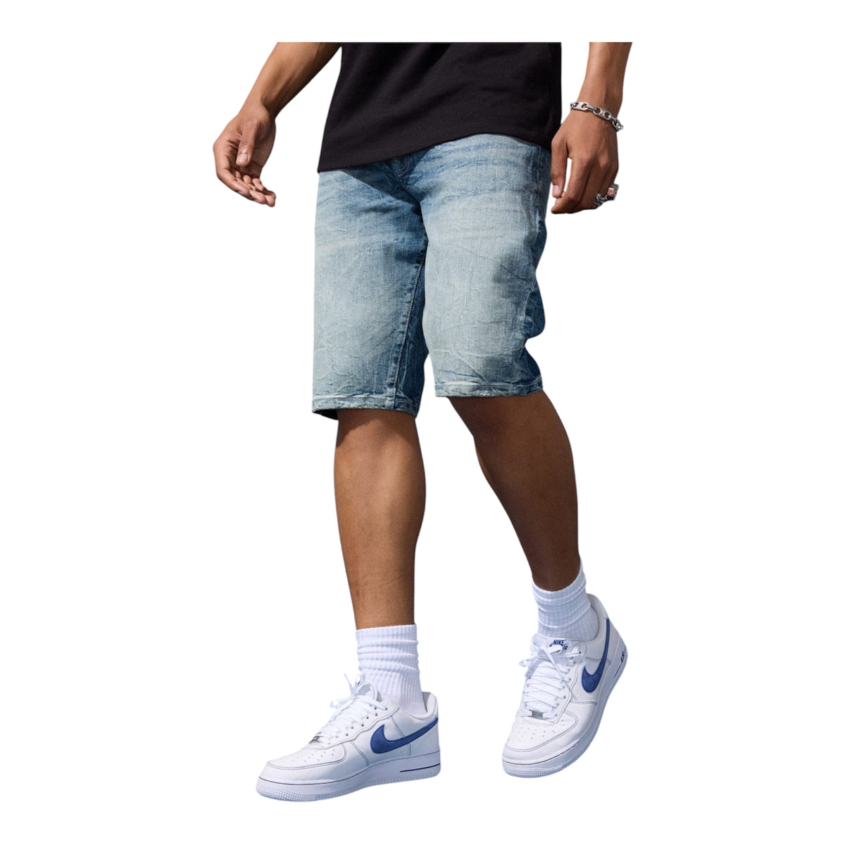 JORDAN CRAIG OG - CASCADE DENIM SHORTS- STUDIO BLUE