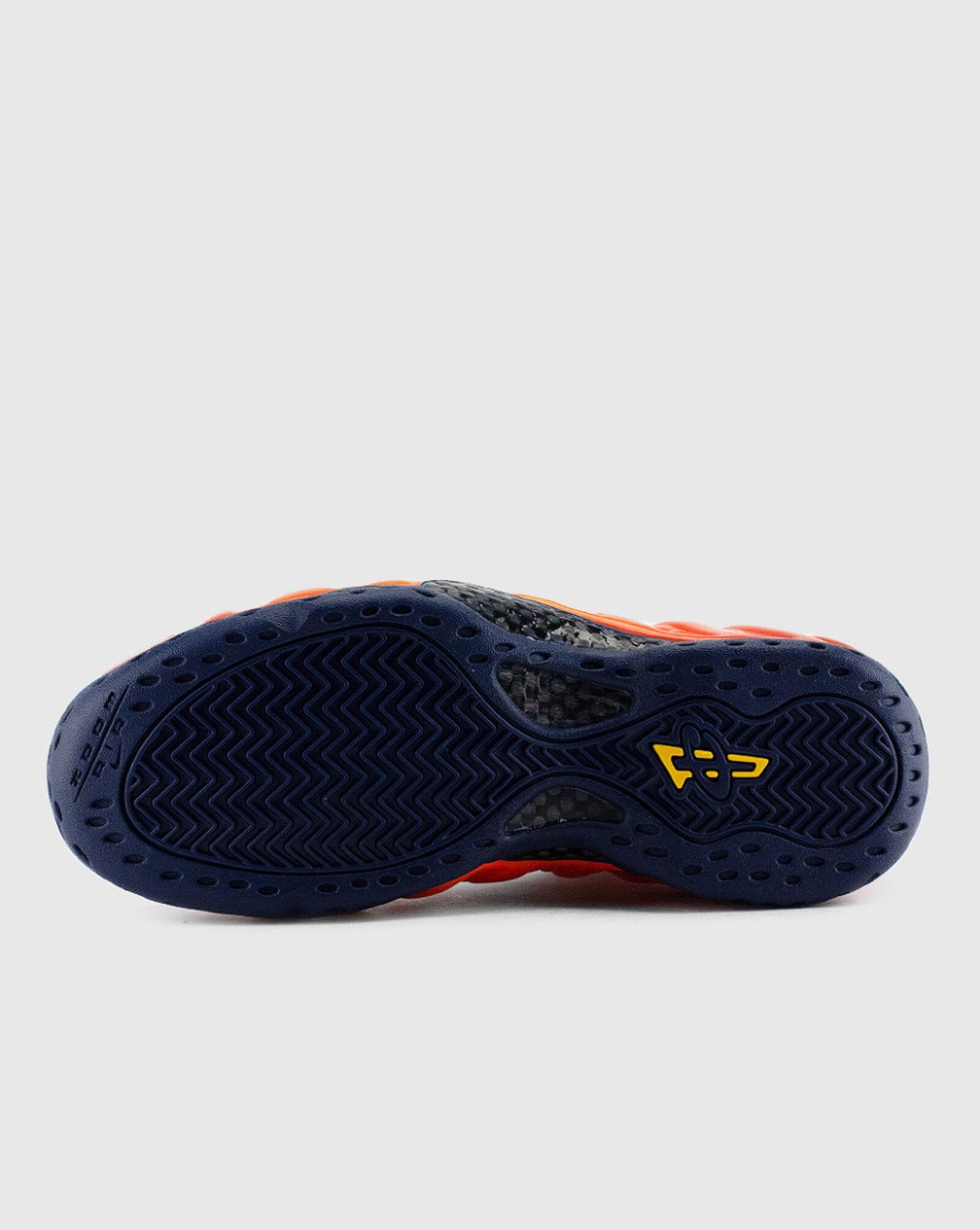 Air Foamposite One Blue Void | Rugged Orange | University Gold