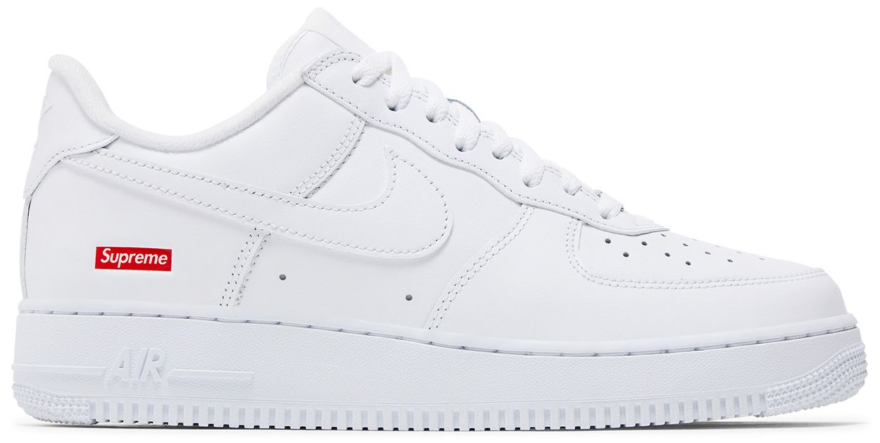 Supreme x Nike Air Force 1 Low 'Box Logo - White'
