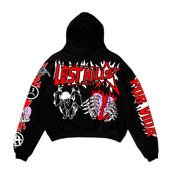 バハロン LOST IN THE HILLS フーディ Lost Hills Hoodie - Sad Boyz - Black - LHSBHOODY008 – Vengeance78