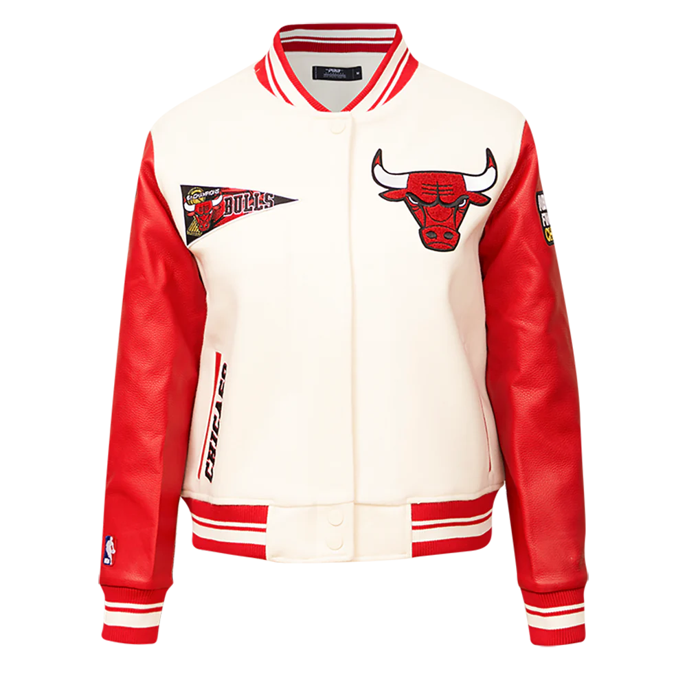 Pro standard CHICAGO BULLS RETRO CLASSIC RIB WOOL VARSITY JACKET
