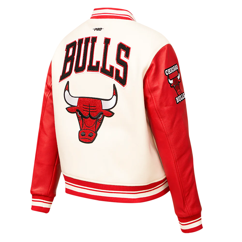 Pro standard CHICAGO BULLS RETRO CLASSIC RIB WOOL VARSITY JACKET