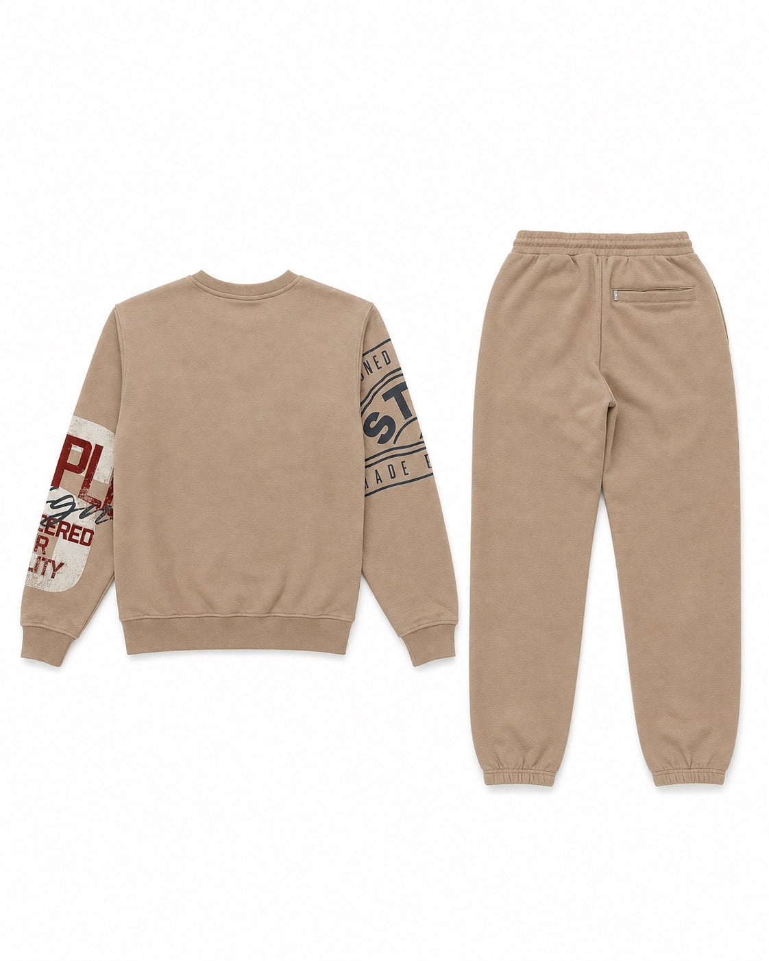 Staple Pegasus Graphic Fleece Sweatsuit Sets Sand