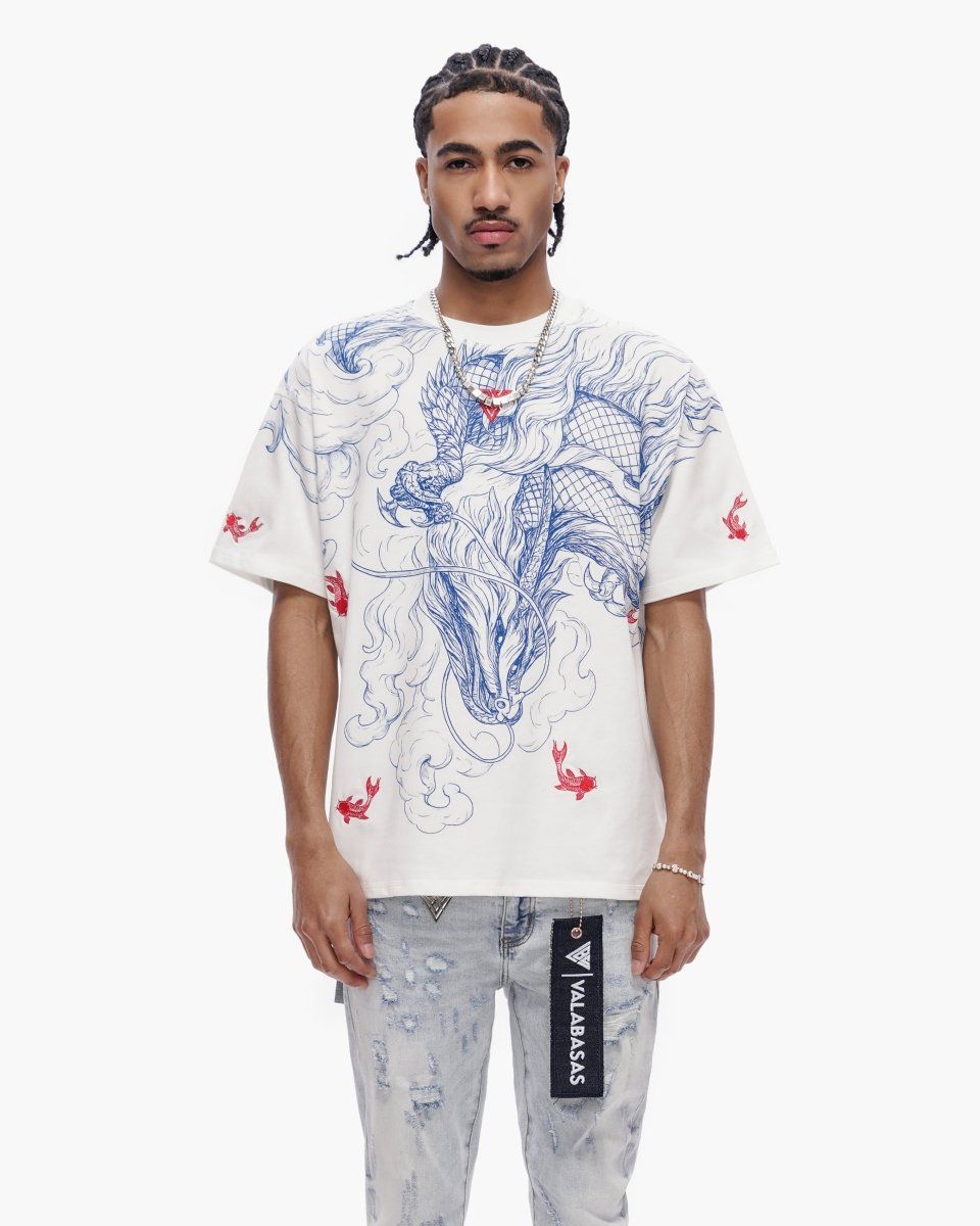 Valabasas Mythic Flow Tee White