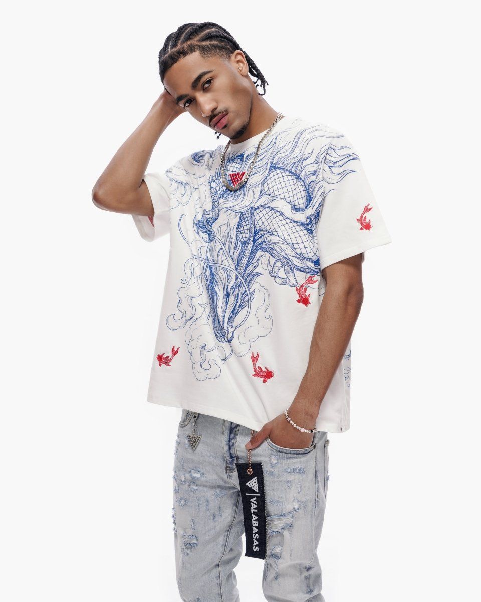 Valabasas Mythic Flow Tee White