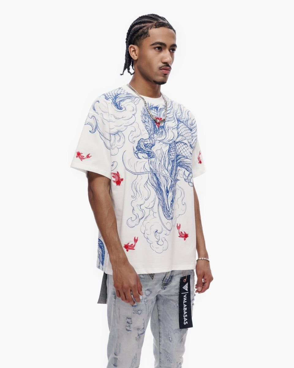 Valabasas Mythic Flow Tee White