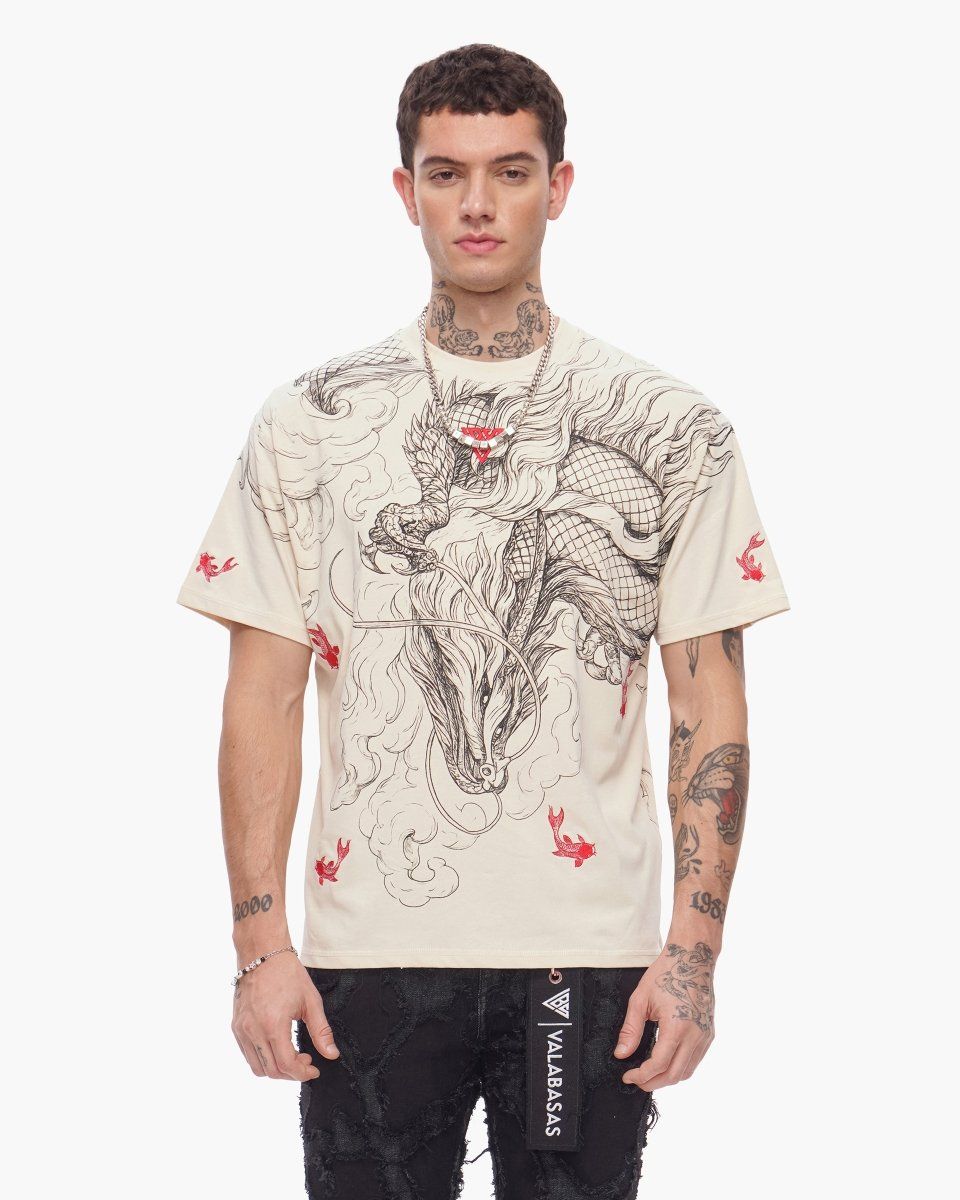 Valabasas Mythic Flow Tee Beige