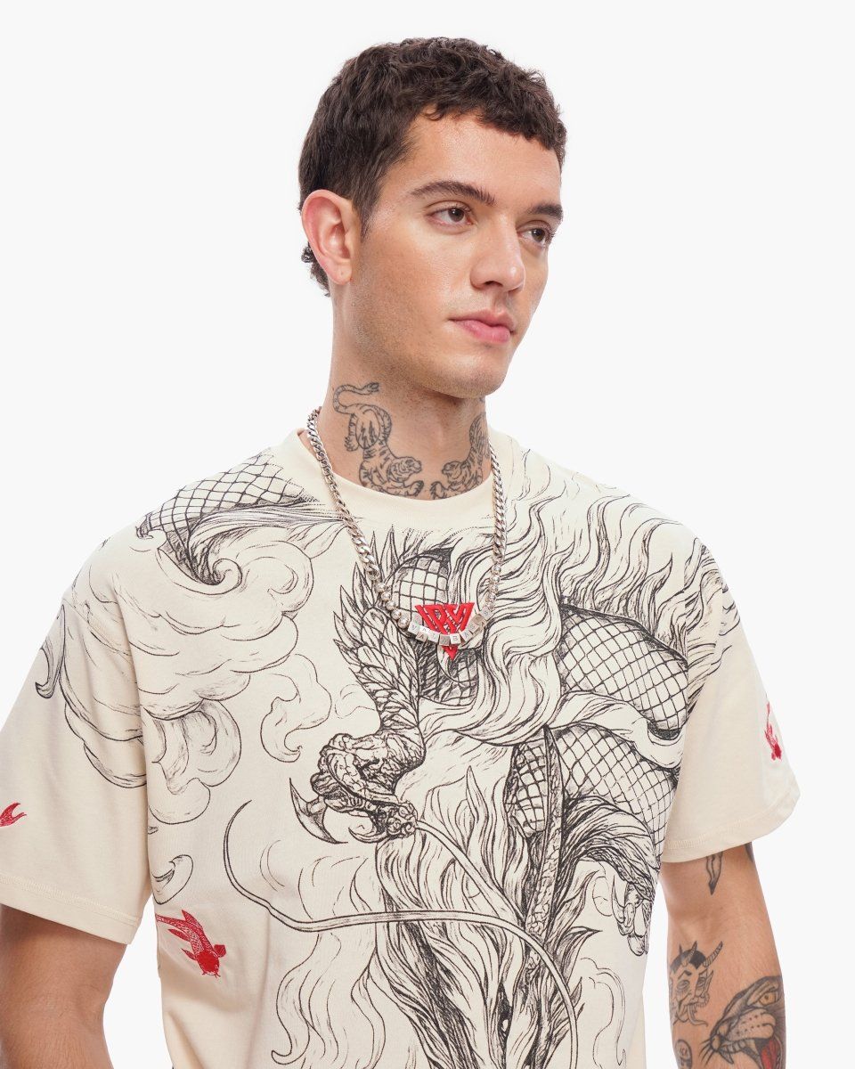 Valabasas Mythic Flow Tee Beige