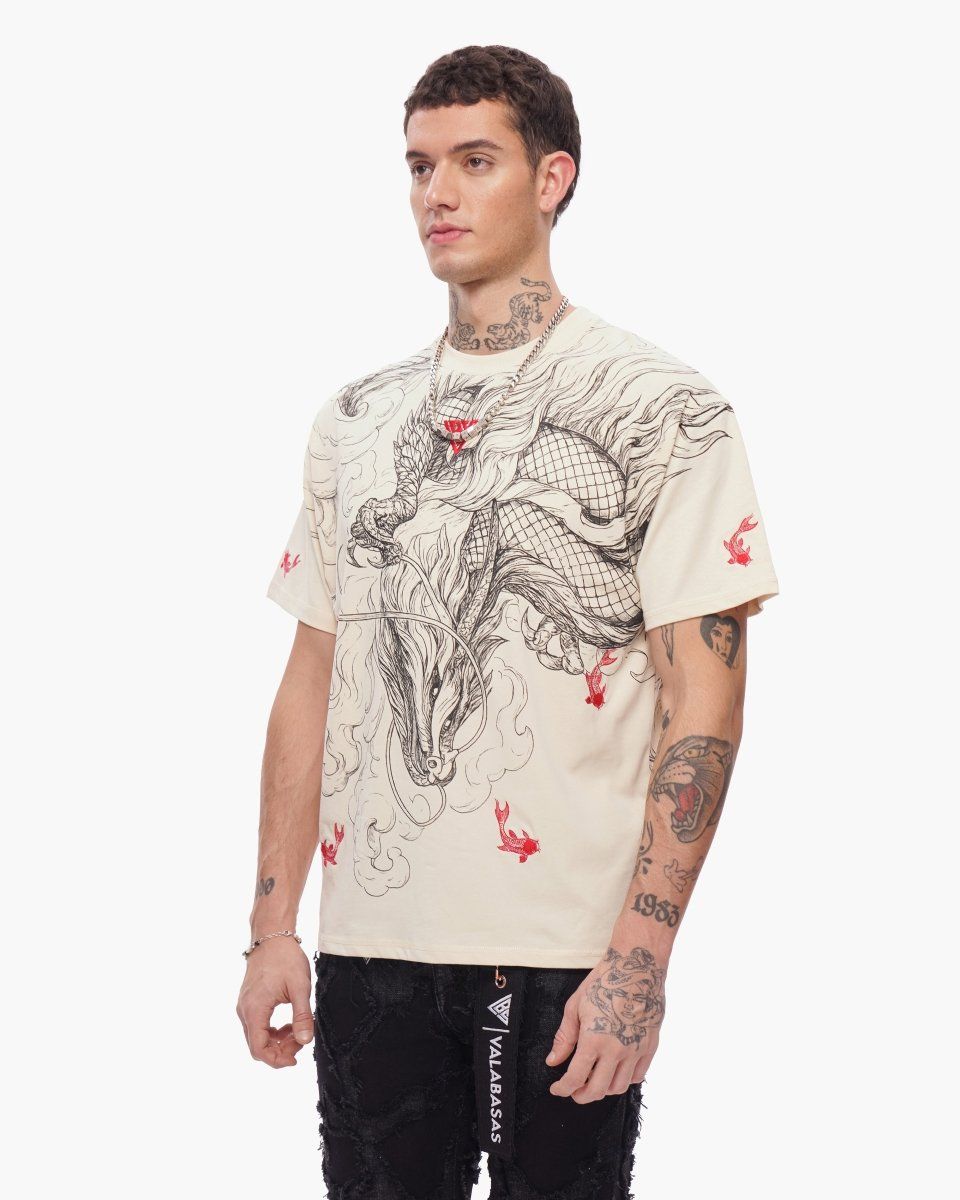 Valabasas Mythic Flow Tee Beige