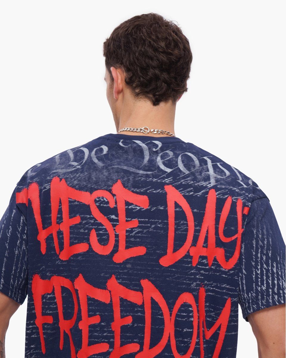 Valabasas Freedom Tee Navy Blue