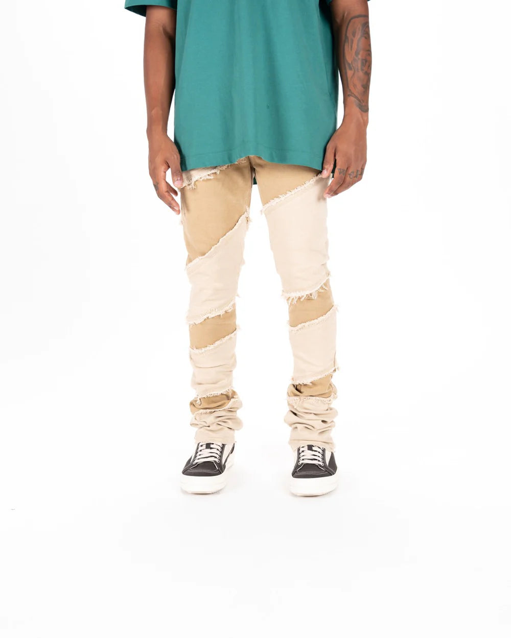 PHEELINGS

"EMBRACE THE JOURNEY" FLARE STACK DENIM