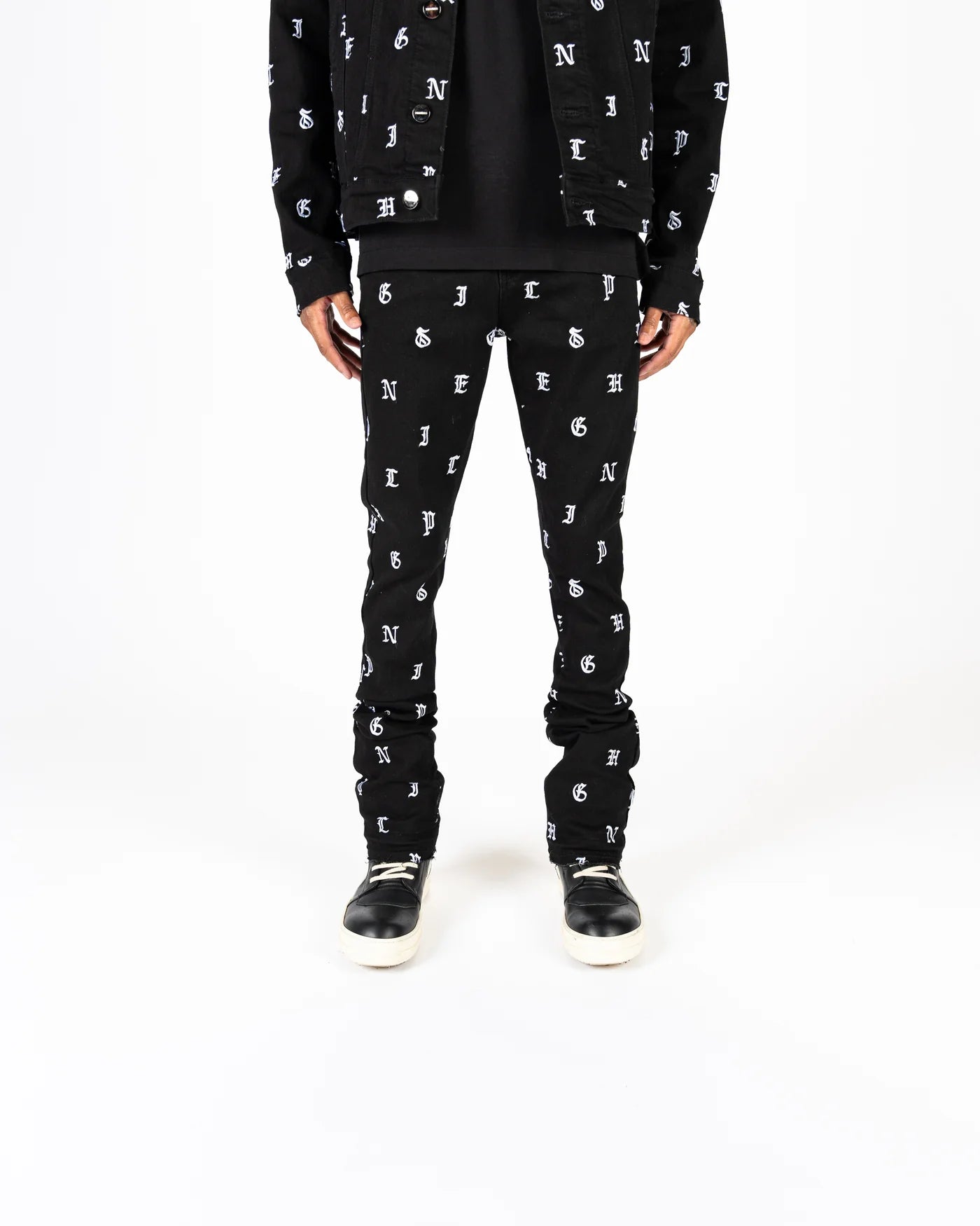 PHEELINGS "SOUL STAMPED" FLARE STACK DENIM