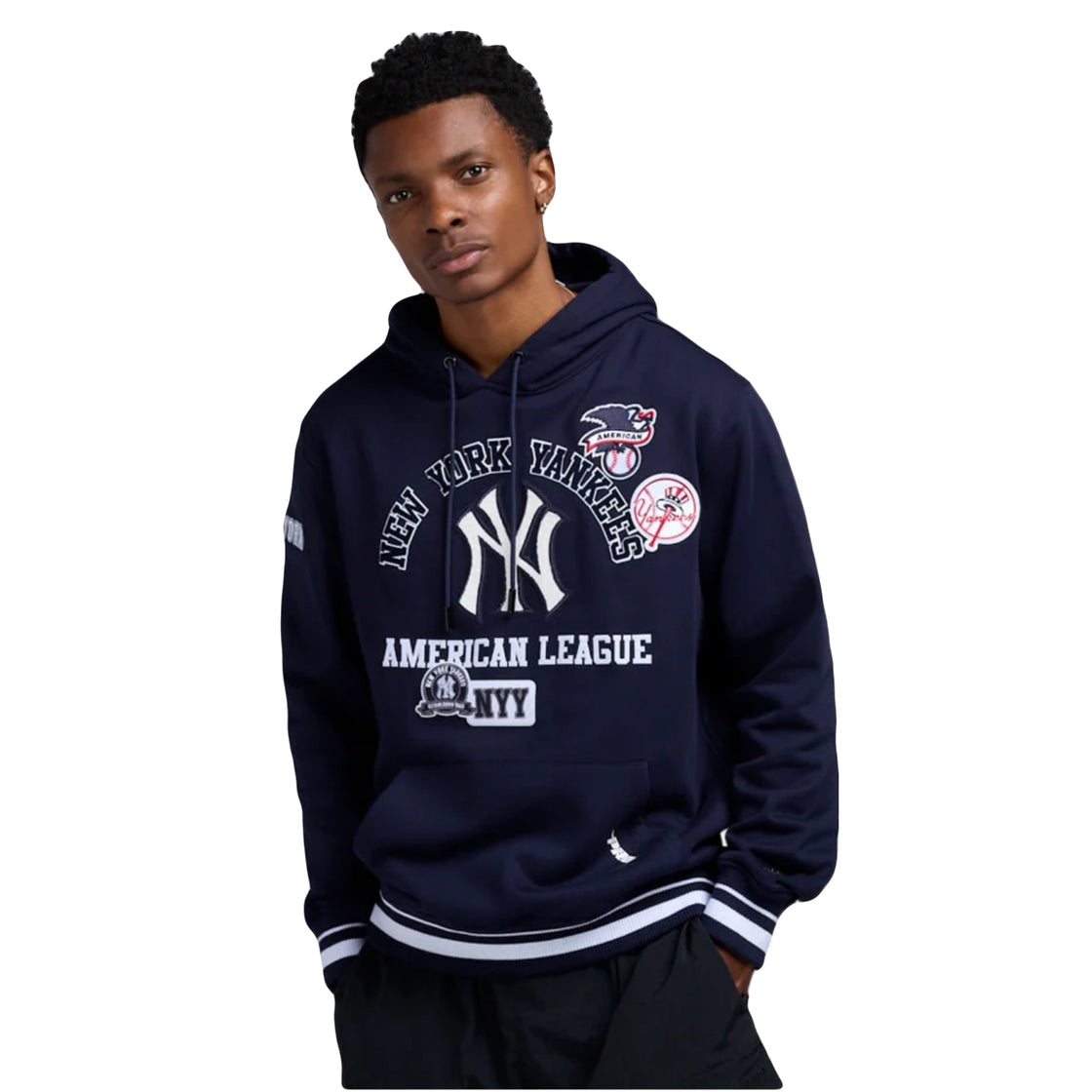 PRO STANDARD New York Yankees Pro Area Code Pro Standard Men's Navy-Blue Hoodie