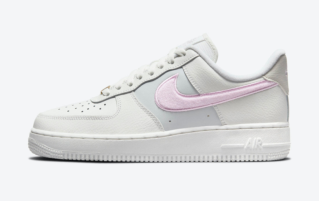 NIKE AIR FORCE 1 LOW RELEASING WITH PINK CHENILLE SWOOSHES