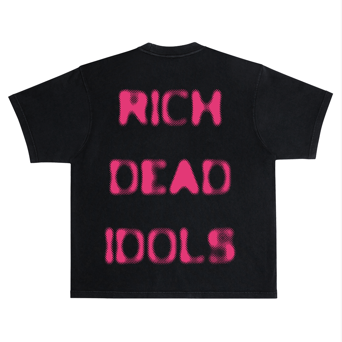 Rich Dead Idols “Rich Sex and Big Checks” T-Shirt Black & Pink