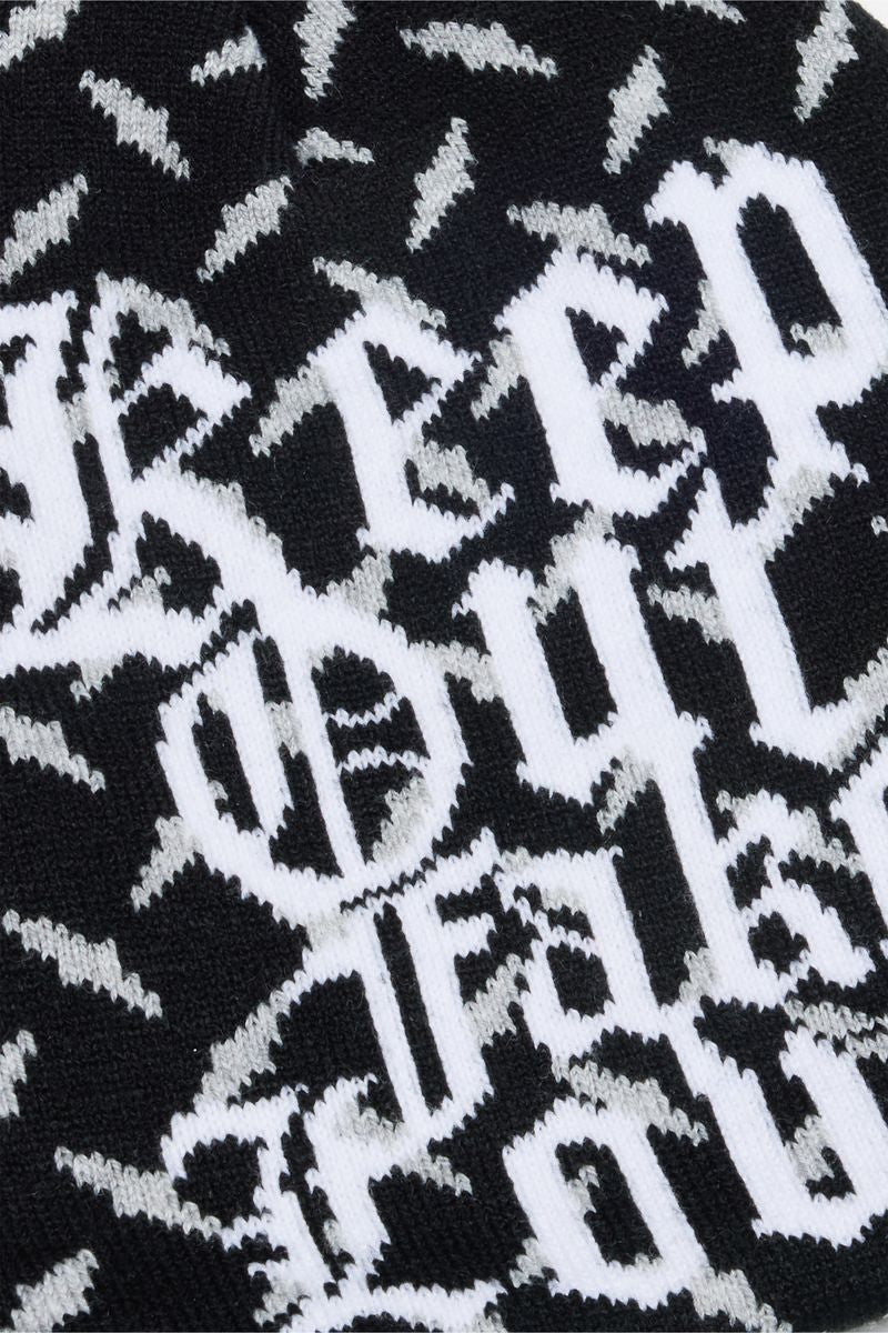 Keep out fake love DIAMOND CUT - BLACK - BEANIE