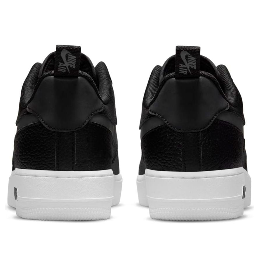 NIKE AIR FORCE 1 07 LV8 BUILT WITH BLACK TUMBLED LEATHER