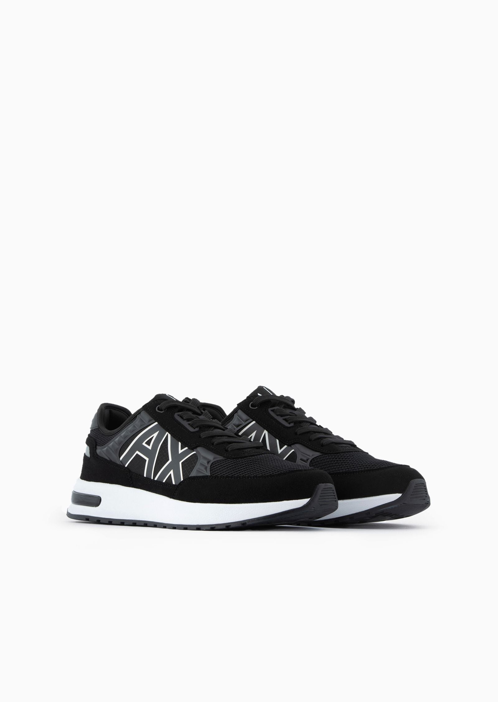 Armani Exchange Logo suede