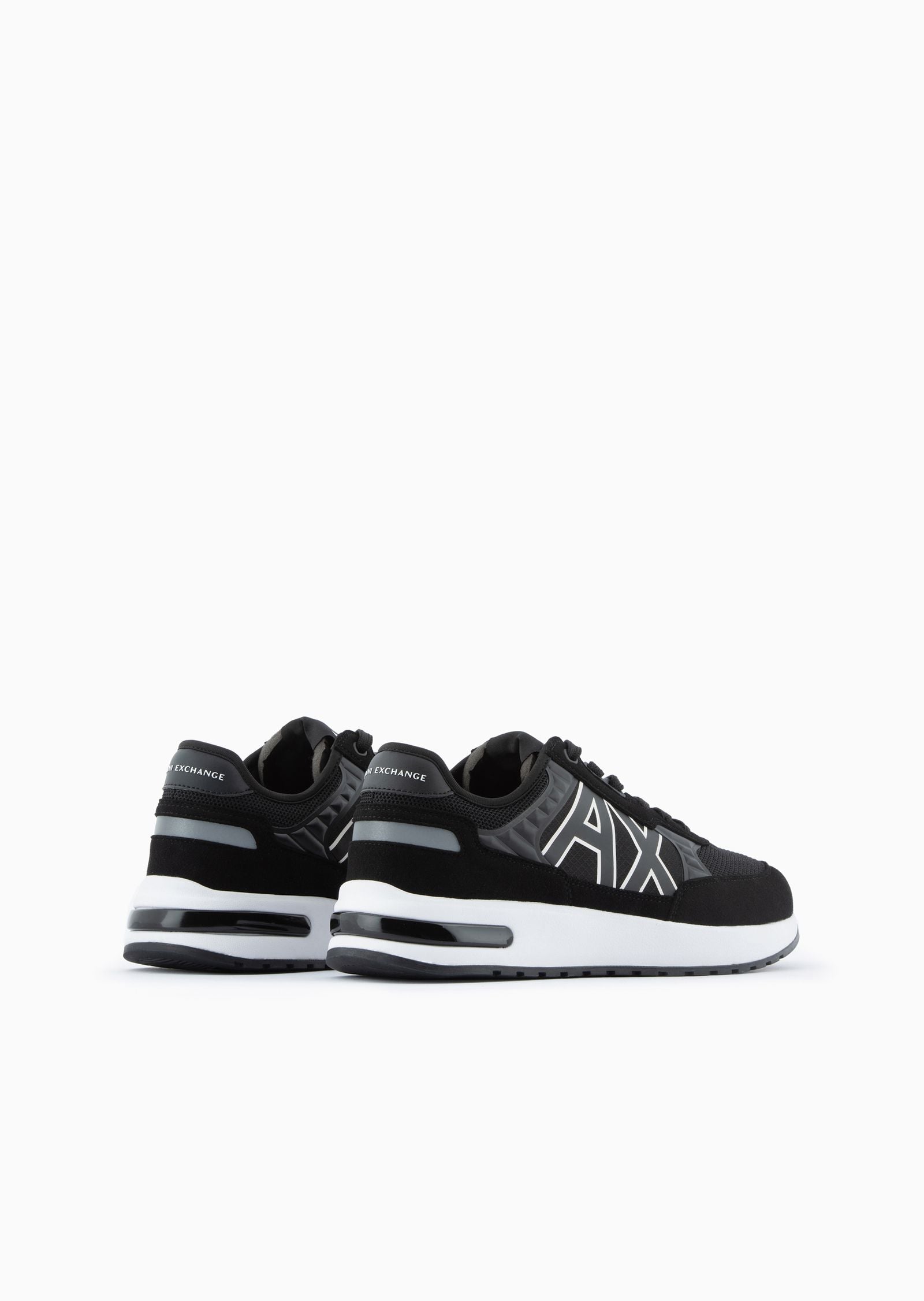 Armani Exchange Logo suede