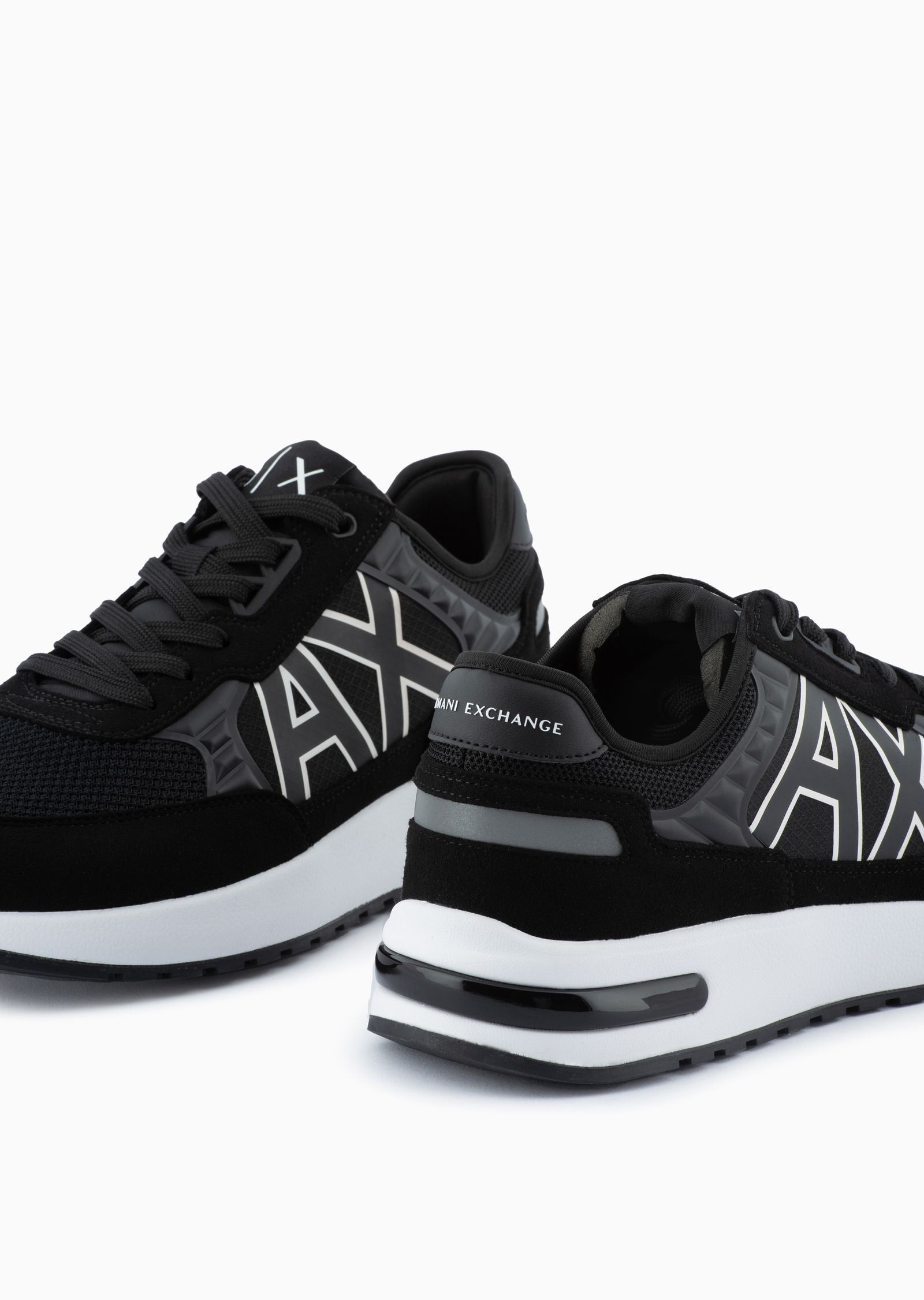 Armani Exchange Logo suede
