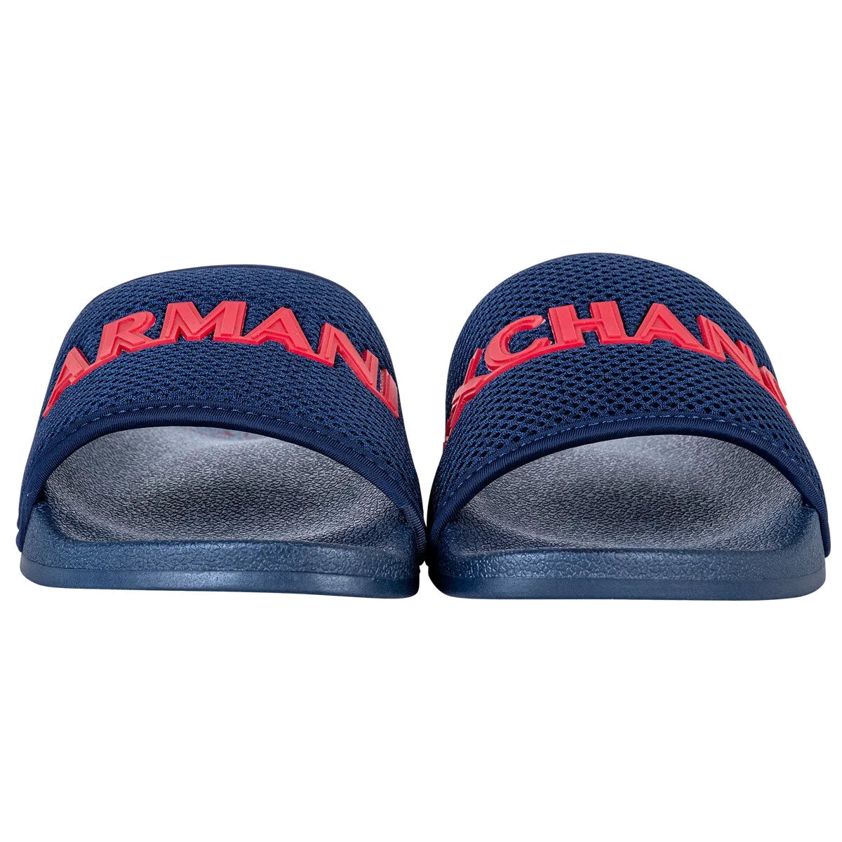 Armani Exchange Men's Shower Sandals Mesh Logo slides