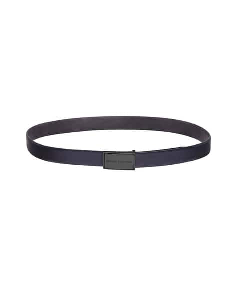 Armani Exchange Black  Reversible Leather