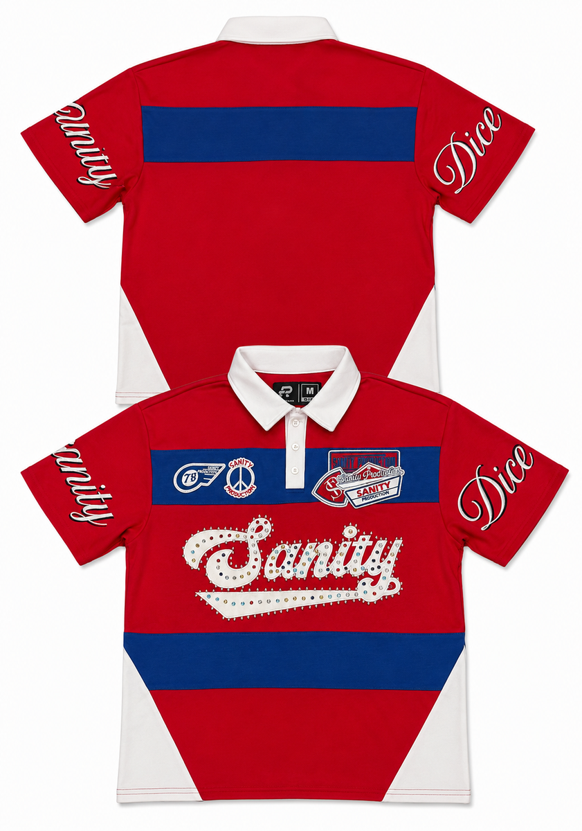 Foreign Brand Politics T-Shirt - Red And Blue - SPR26-87