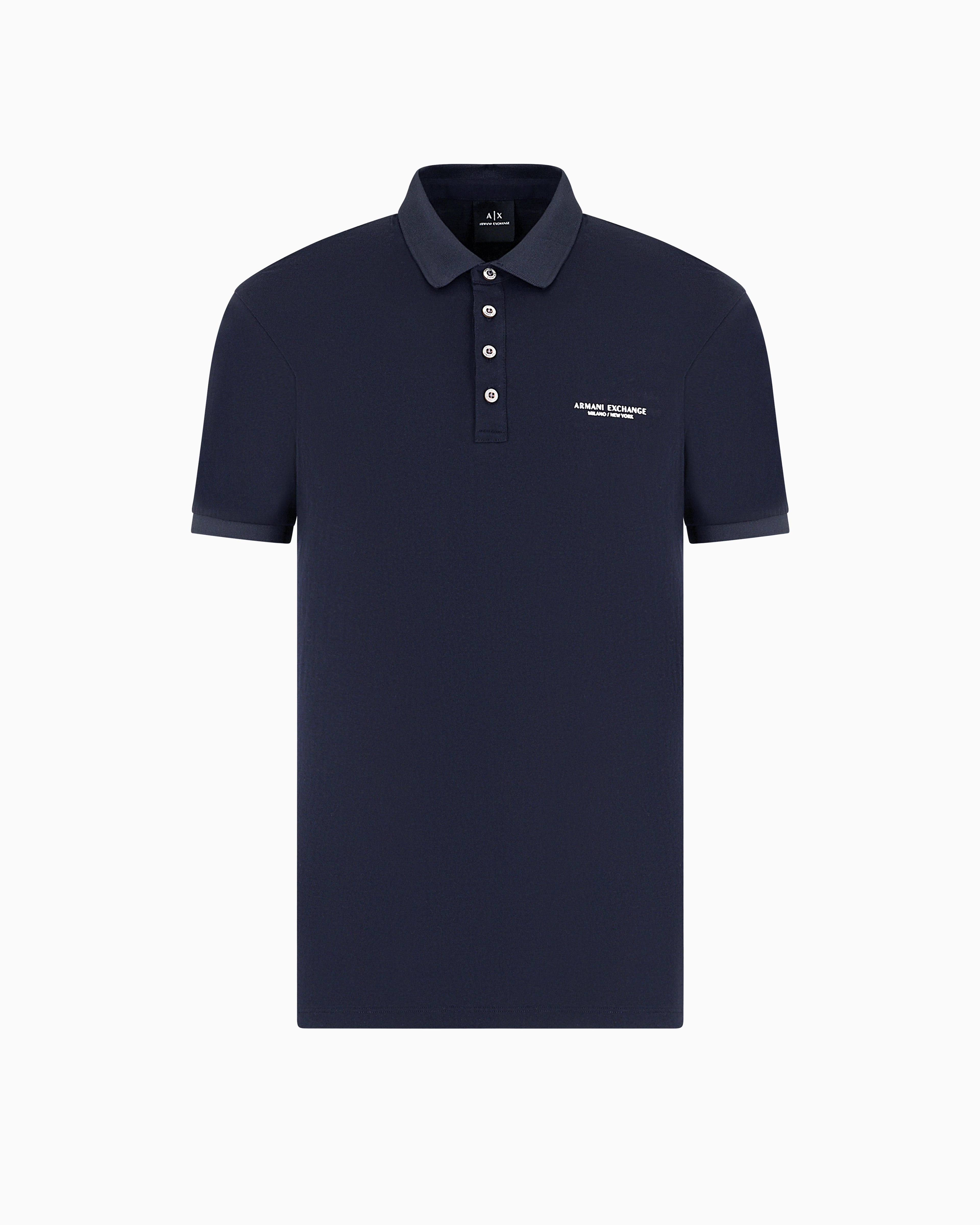 Armani Exchange Navy Polo Shirt