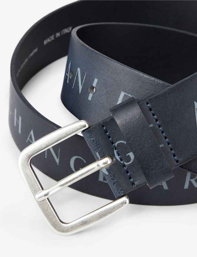 Armani Exchange Navy Belts