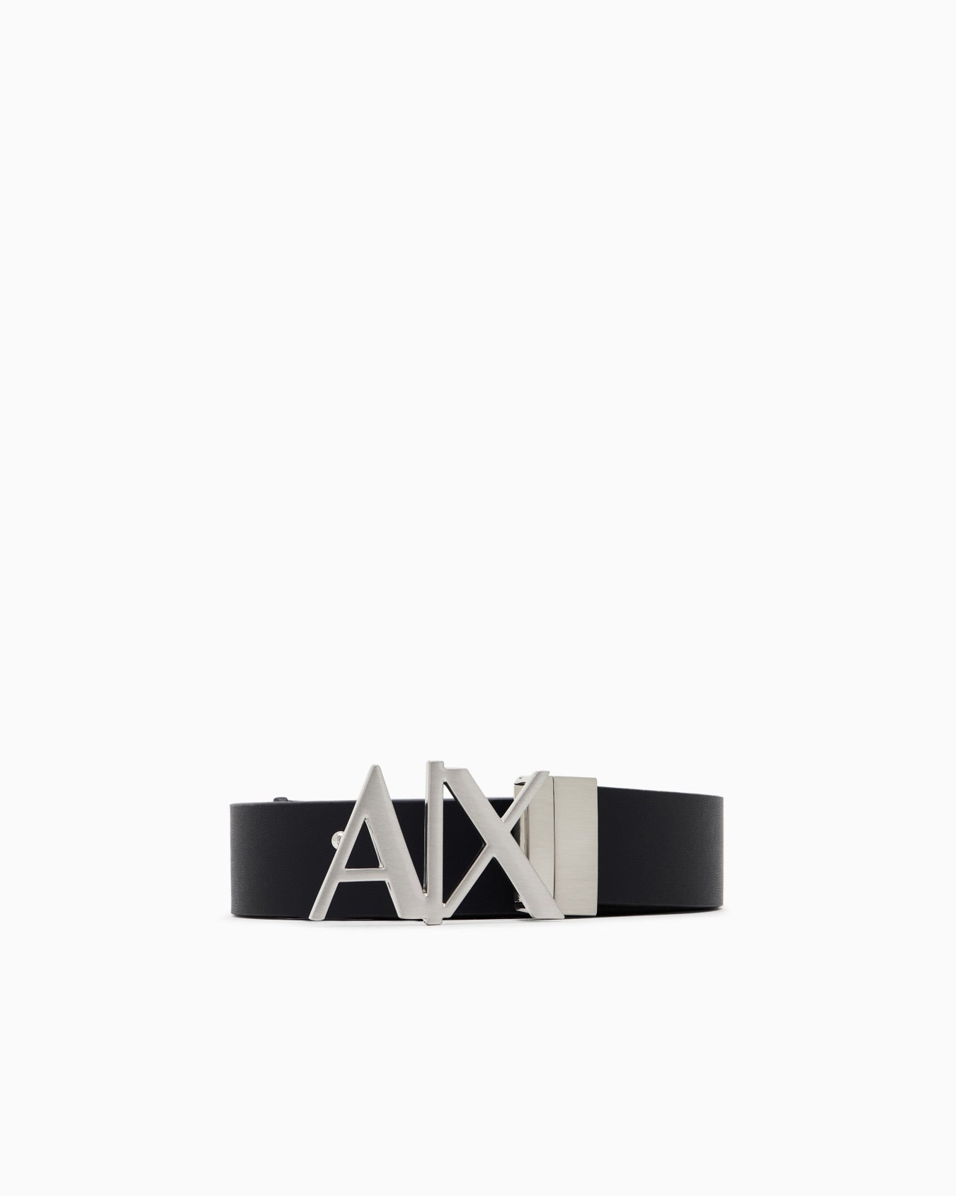Armani Exchange Navy DOUBLE-SIDED LEATHER BELT